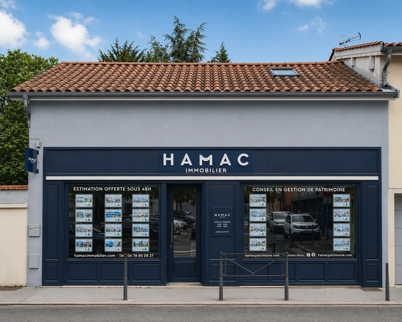 Intérieur chaleureux du bureau Hamac à Sainte-Foy-lès-Lyon